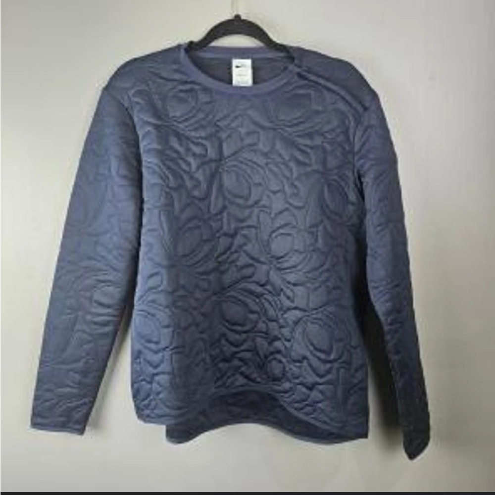 Women’s XXL Nike Navy Quilted Sweatshirt GOLF  #847